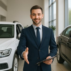 Illustration för Bilhandlare kategori